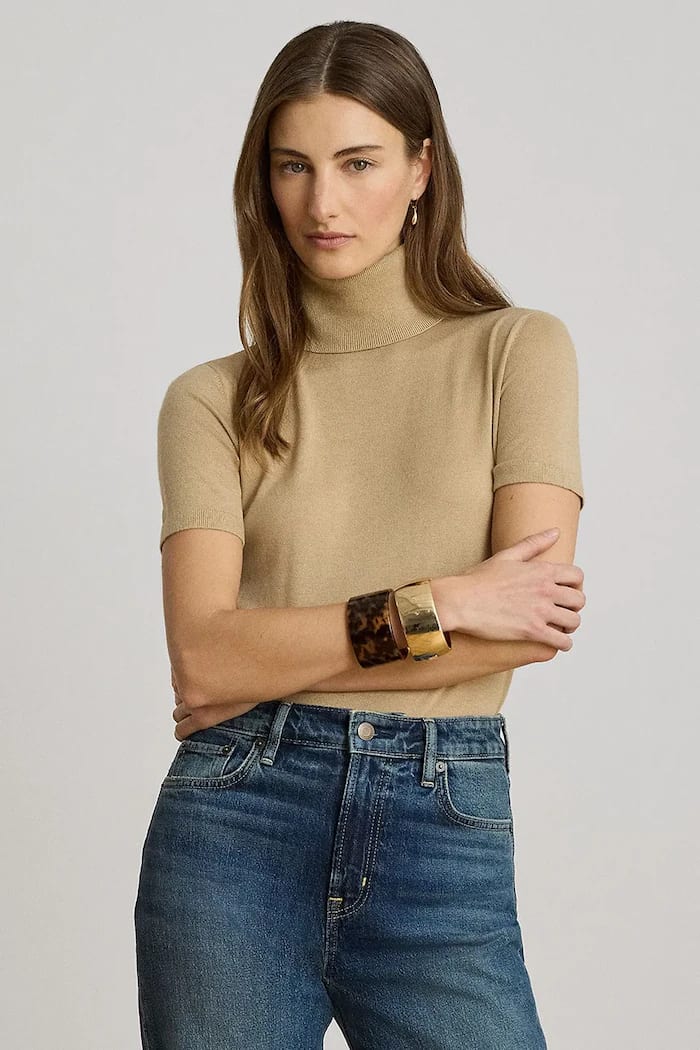 Lauren Ralph Lauren pulover cu guler înalt