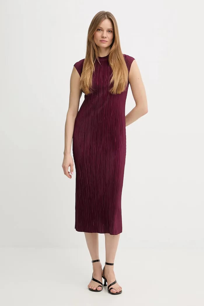 Calvin Klein midi plisat