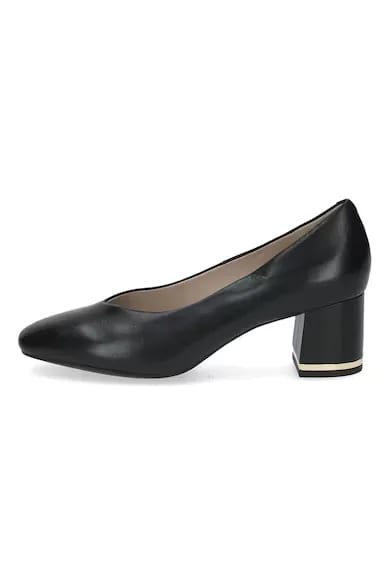 Caprice pantofi piele toc bloc
