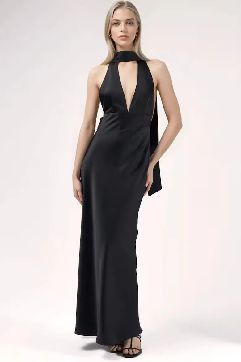 Hiccup maxi satin