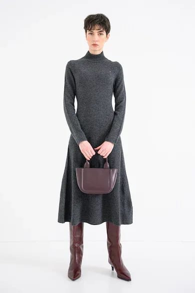 Tommy Hilfiger midi pulover lână