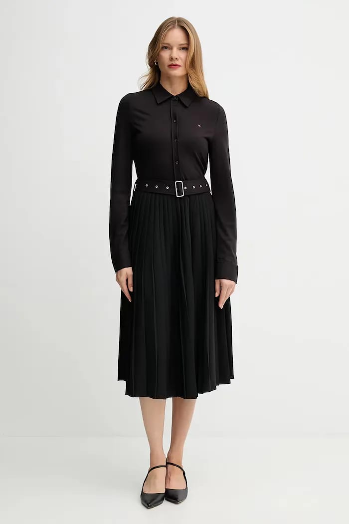 Tommy Hilfiger midi evazată